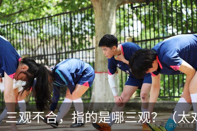 三观不合，指的是哪三观？（太对了）